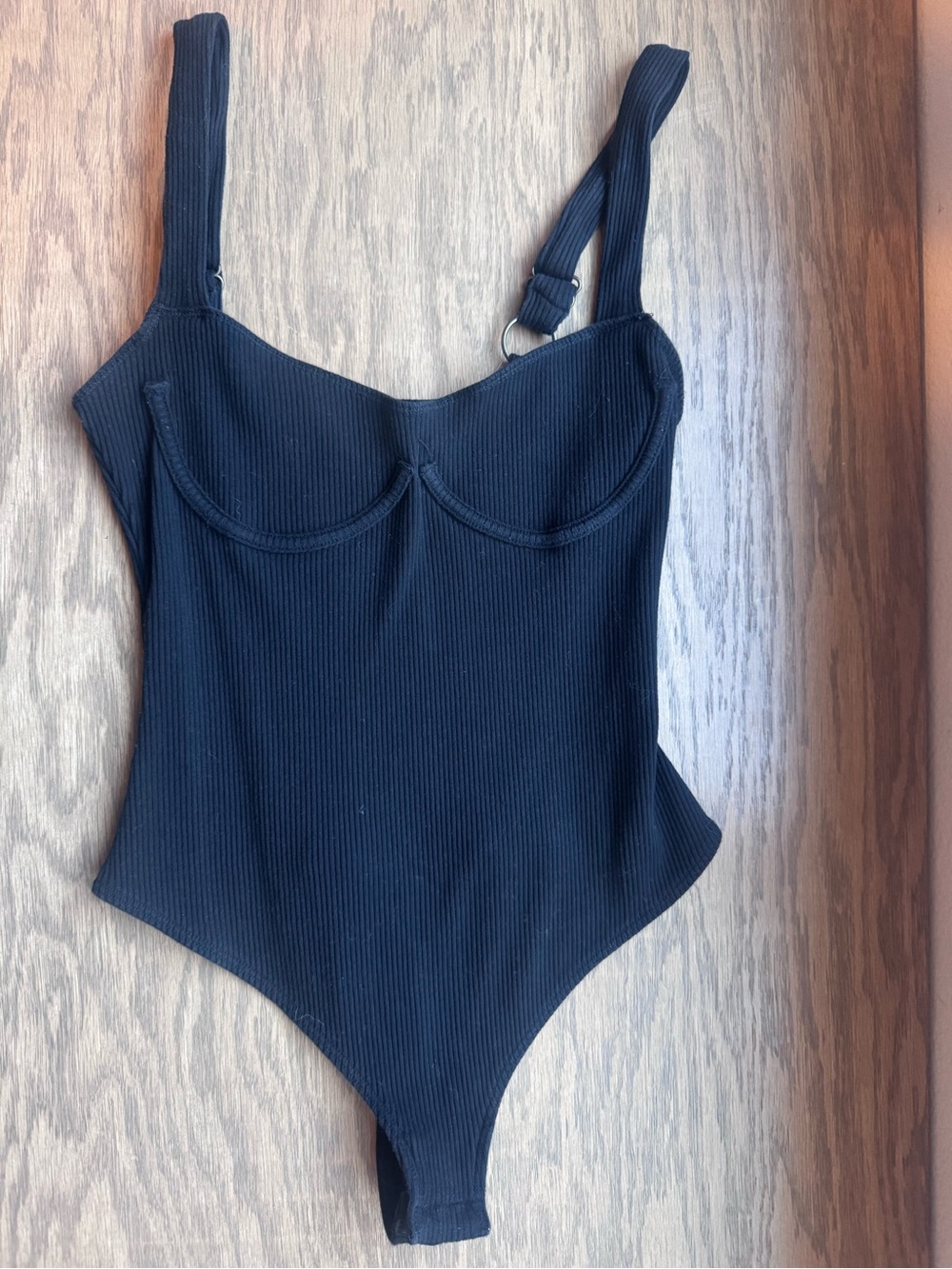 Free People In The City Underwire Bodysuit Black - Picture 4 of 5